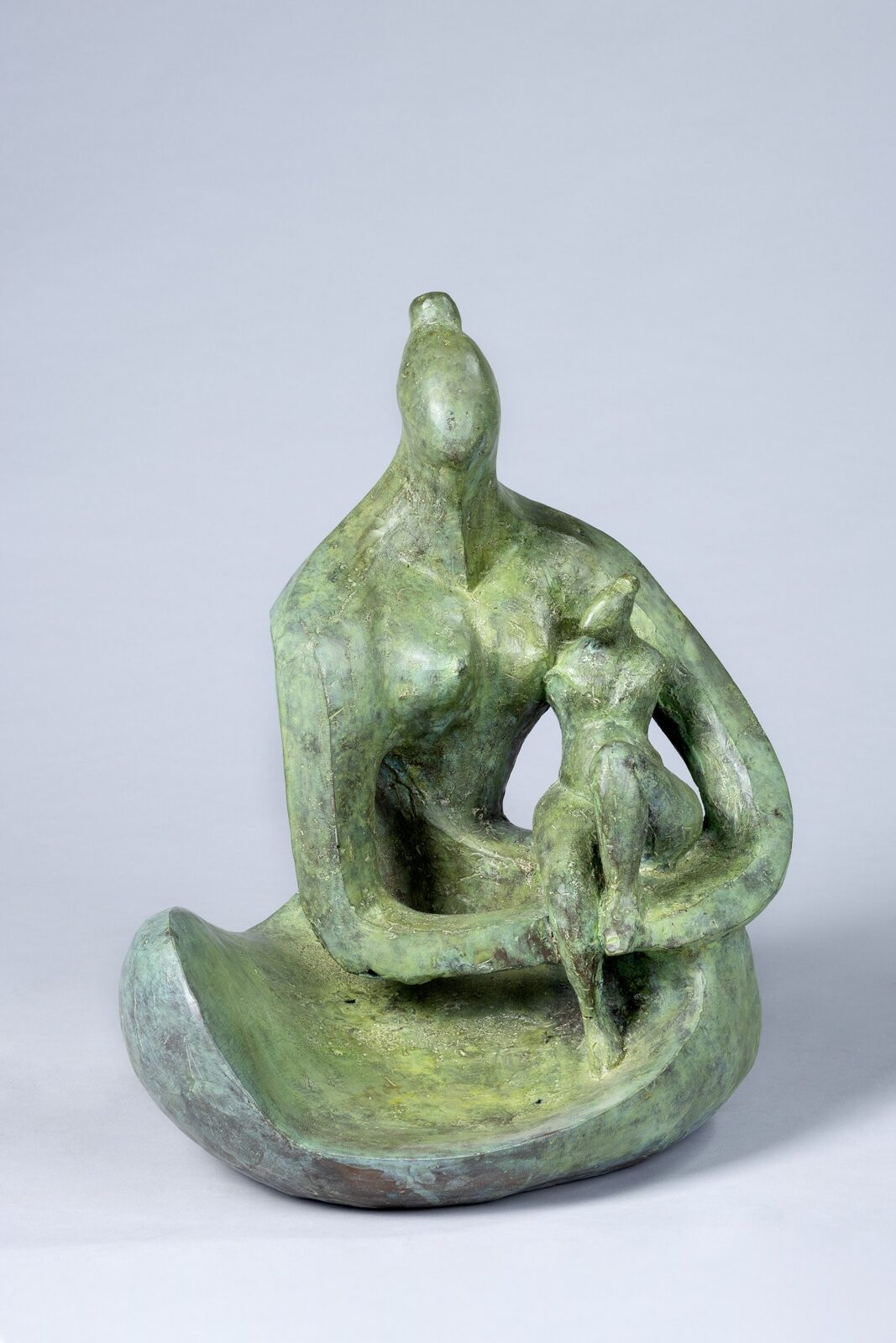 Gaurab Das — Mother and Child 2, bronze