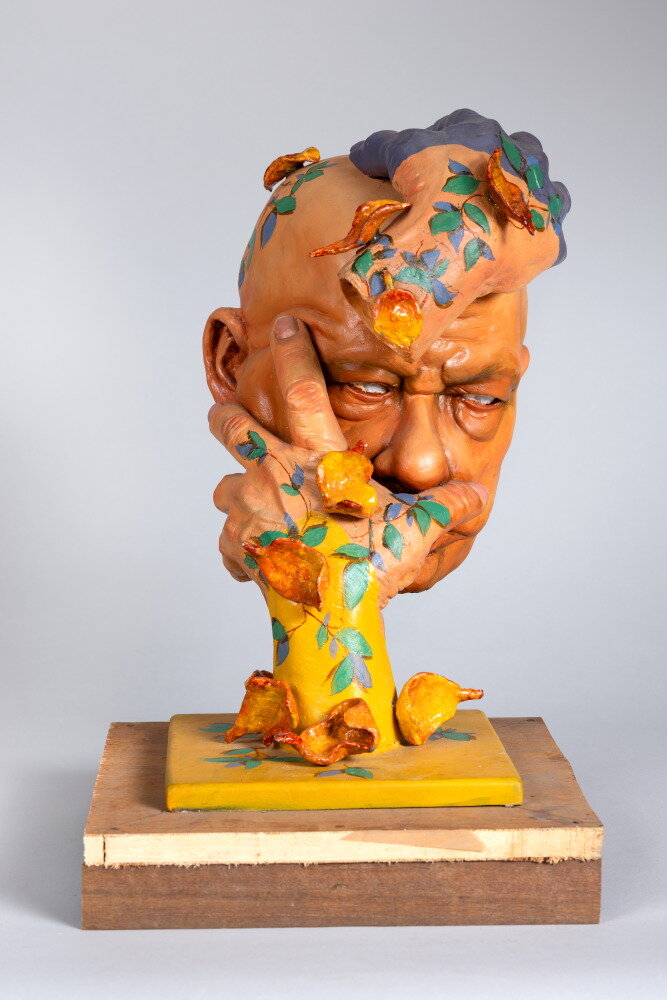 Subba Ghosh — fibreglass, resin, paper mache, oil and acrylic paint