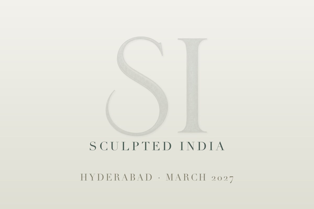 Sculpted India — flagship exhibition, Hyderabad, March 2027